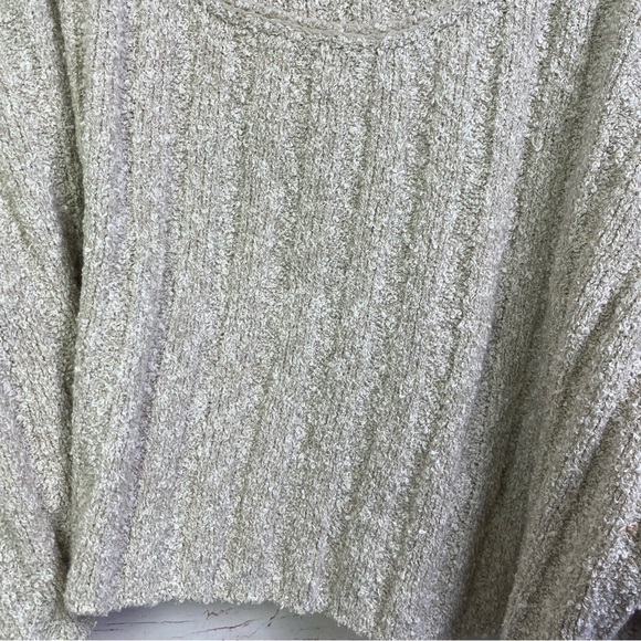 Free People Good Day Palm slouchy chunky knit pullover size S - Picture 9 of 15